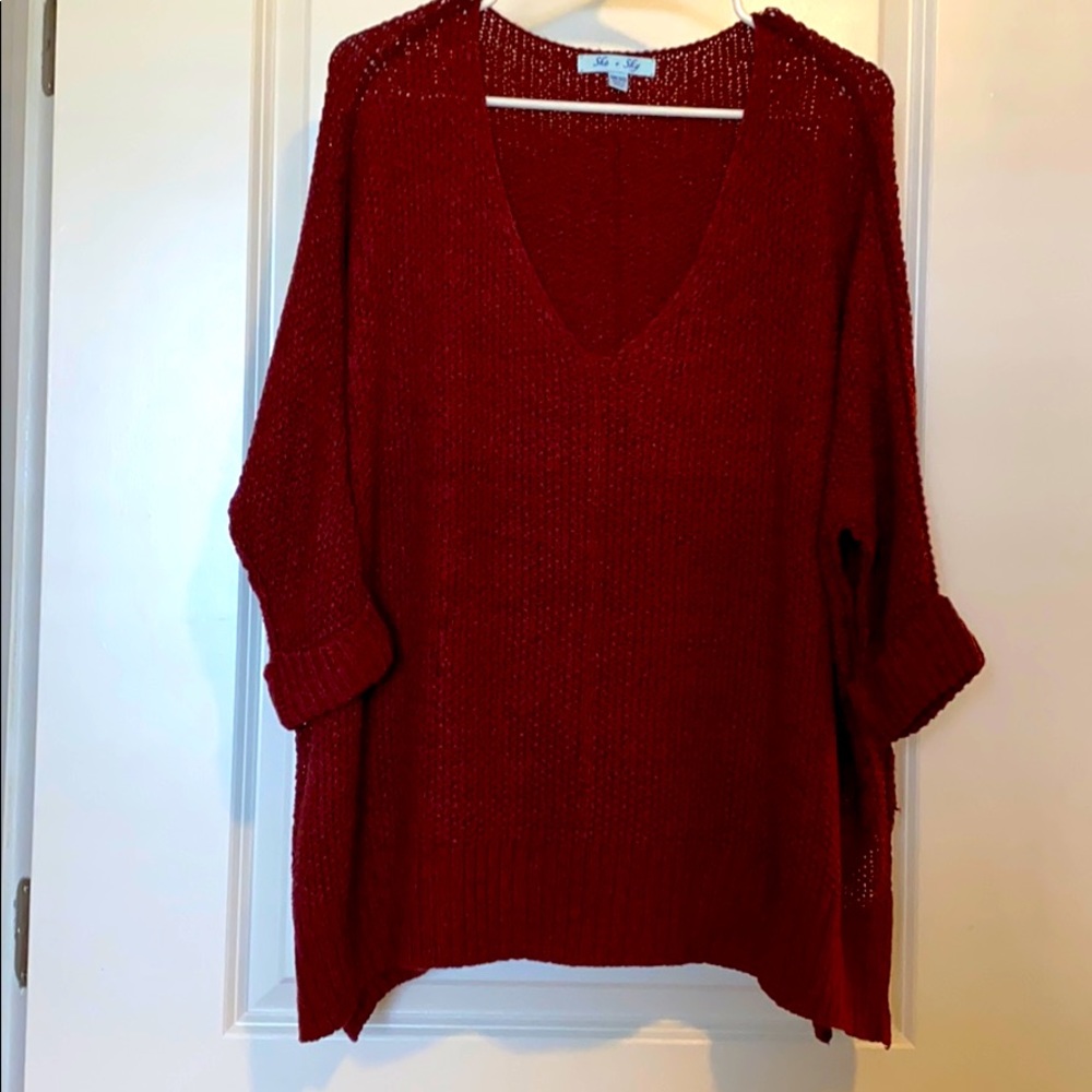 Maroon/Burgundy Sweater